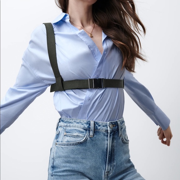 NWT ZARA HARNESS BELT - Picture 3 of 13